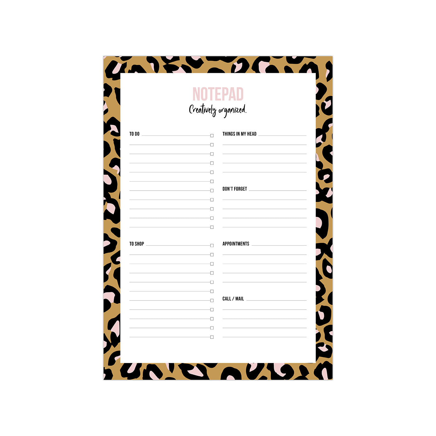 Notepad Wild & Cute